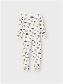 NAME IT 2-Pak ØKO Natdragter Legion Blue (Med Fødder)